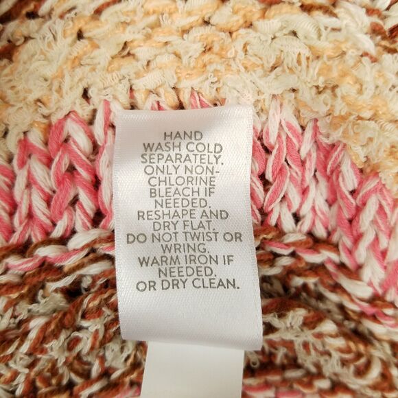 J Jill Women Sweater S Multicolor Knit Striped Open Cardigan Drop Shoulder - Picture 4 of 7